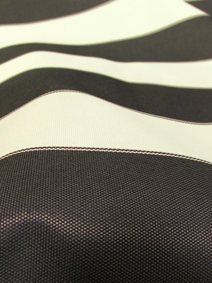 2 Tone Stripe Deck Canvas Outdoor Waterproof Fabric / Brown/Mocha / Sold By The Yard Closeout!!! - Image 4