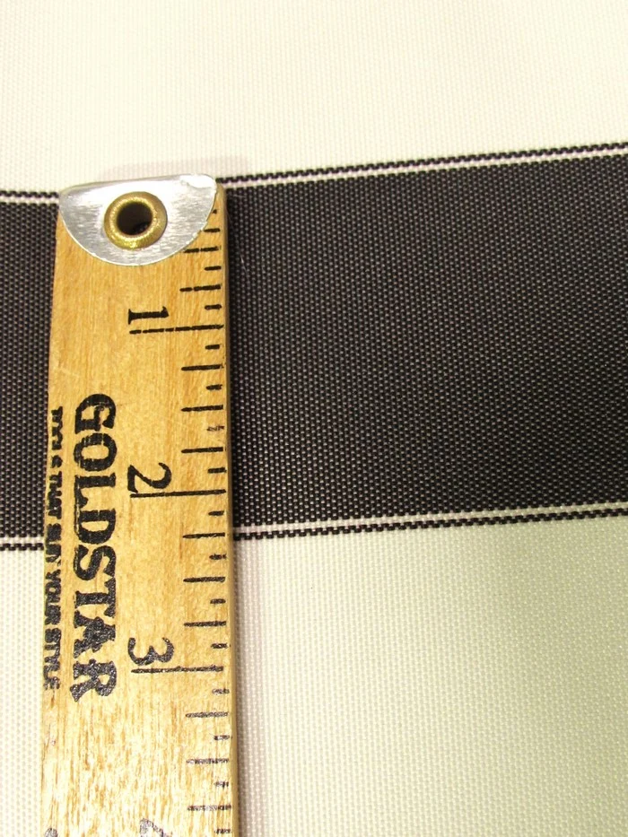 2 Tone Stripe Deck Canvas Outdoor Waterproof Fabric / Brown/Mocha / Sold By The Yard Closeout!!! - Image 7