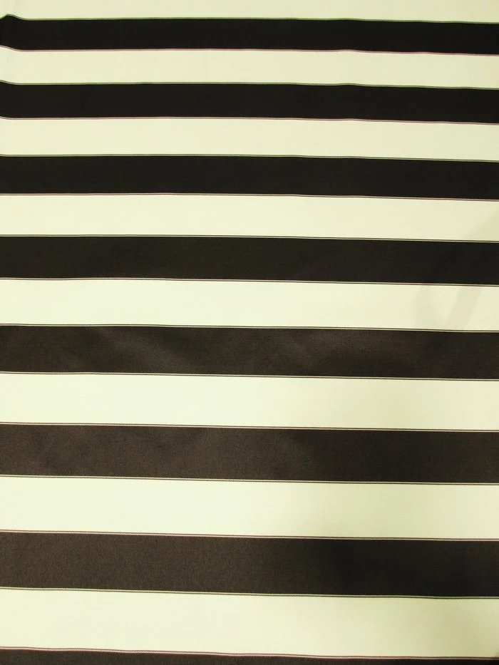 2 Tone Stripe Deck Canvas Outdoor Waterproof Fabric / Dark Gray/Light Gray / Sold By The Yard Closeout!!! - Image 2