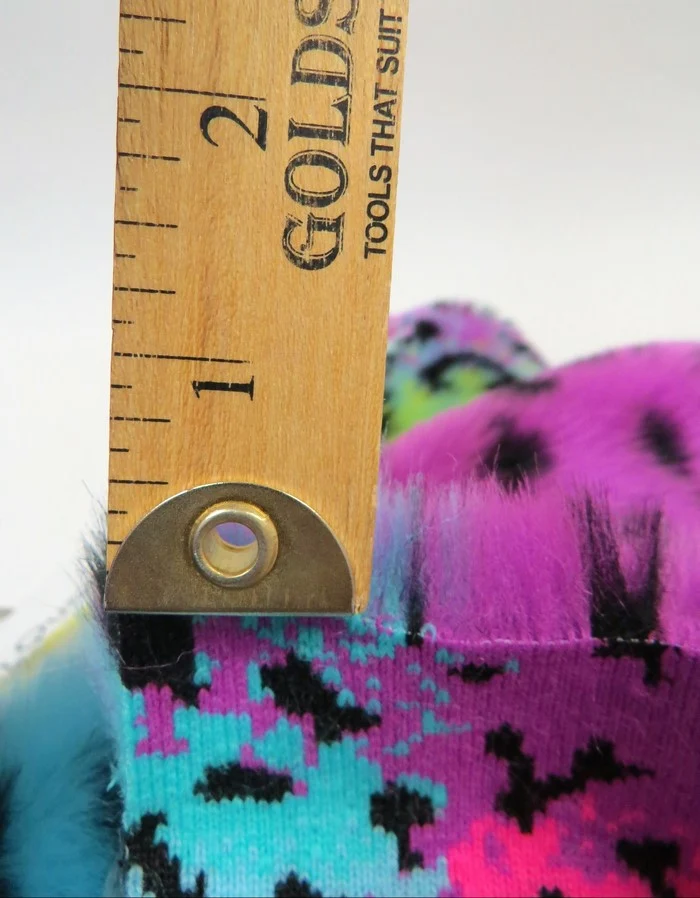 Rainbow Leopard Animal Faux Fur Fabric - Image 5