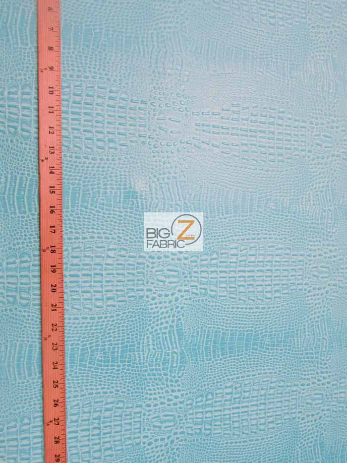 White Crocodile Marine Vinyl Fabric / Sold By The Yard - Image 3