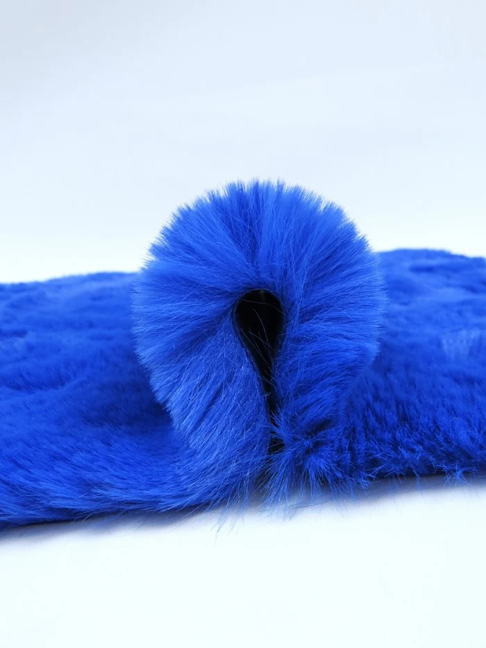 Arctic Rabbit Minky / Fuchsia - Image 4