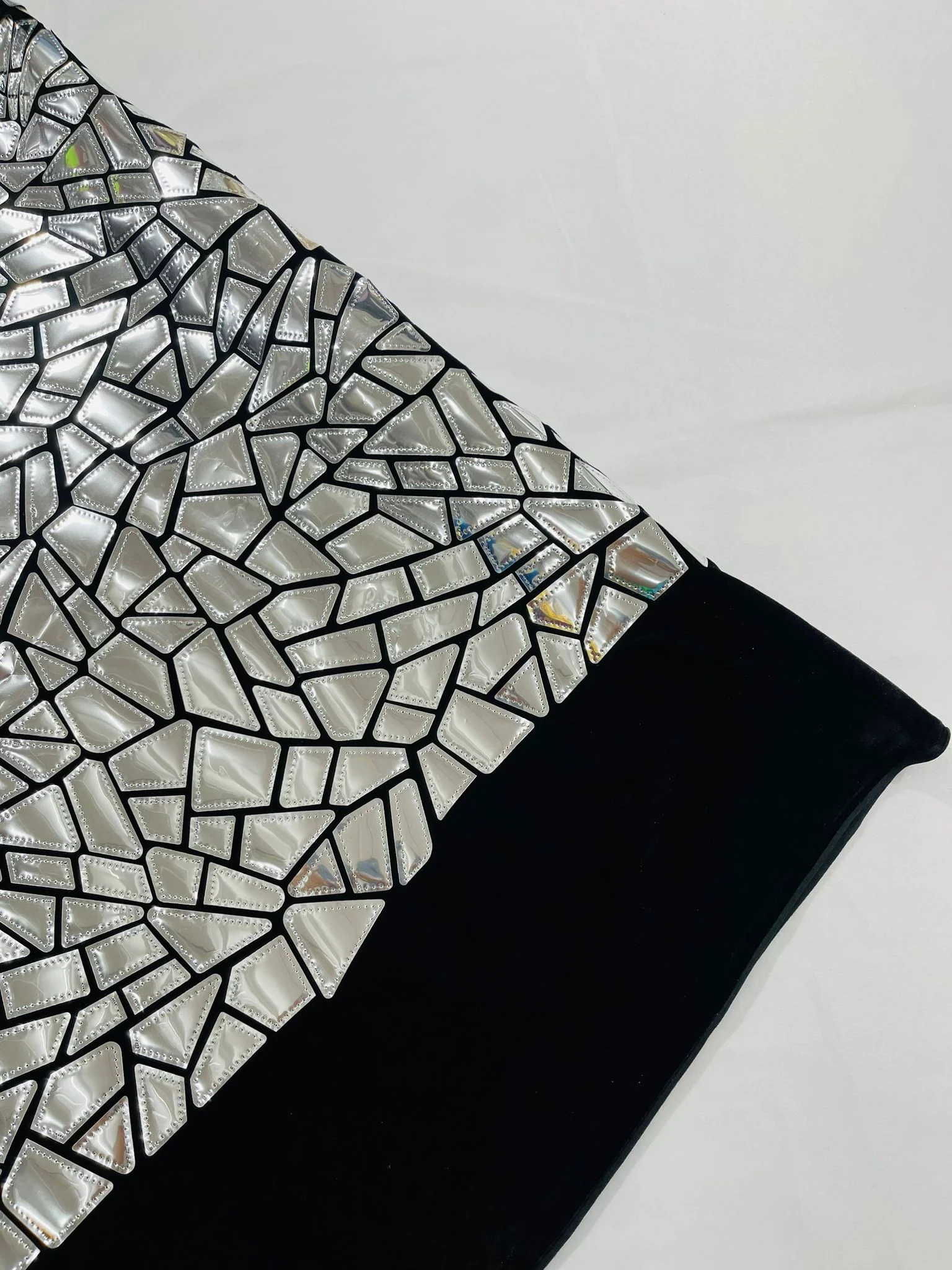 Broken Glass Sequin Velvet Fabric /Sold By The Yard - Image 15