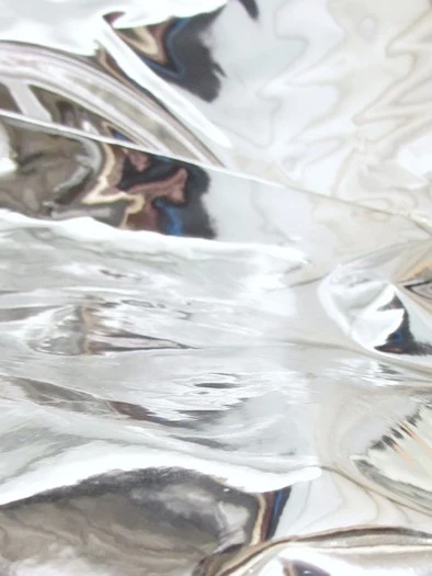 Champagne Chrome Mirror Reflective Vinyl Fabric / Sold By The Yard - Image 2