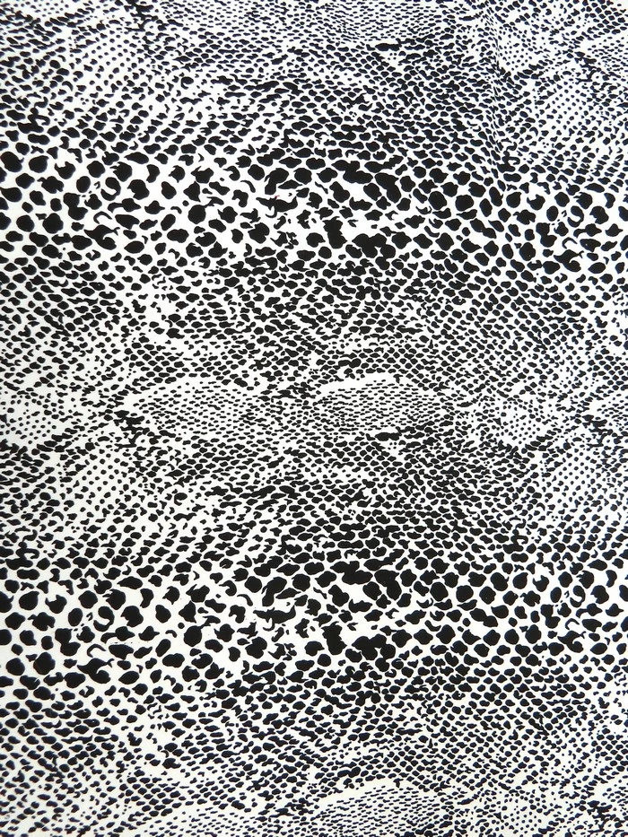 Cotton Spandex Snake Pattern – 2 Way Stretch