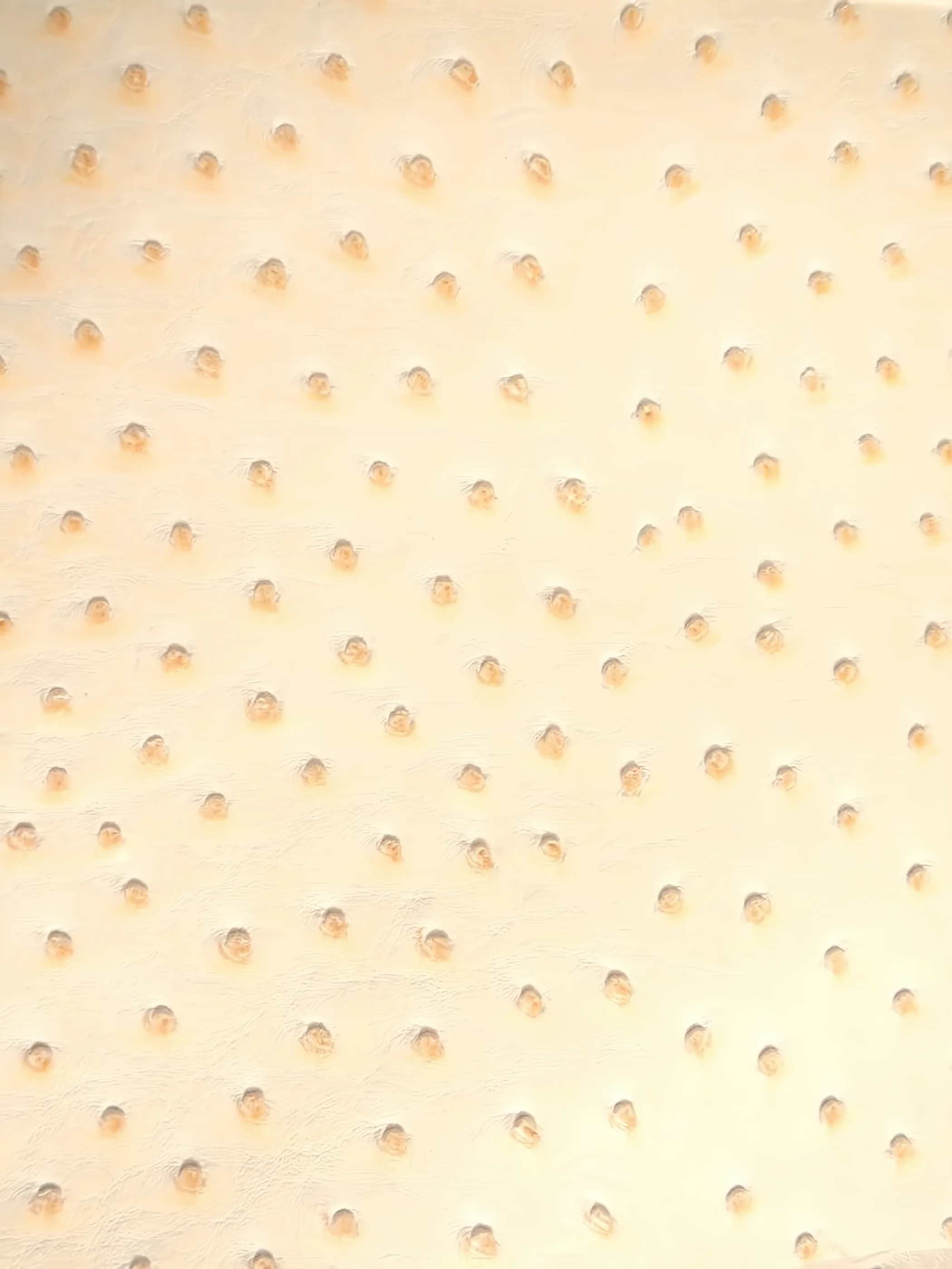 Cream Classic Ostrich Upholstery Vinyl Fabric / Sold By The Yard