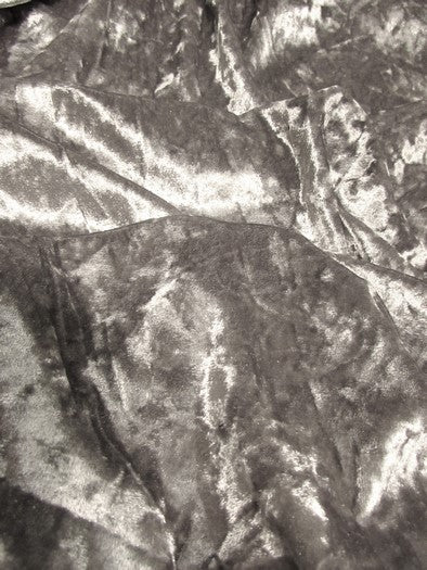 Crushed Stretch Velvet Costume Fabric / Lime Green / Sold By The Yard - Image 2