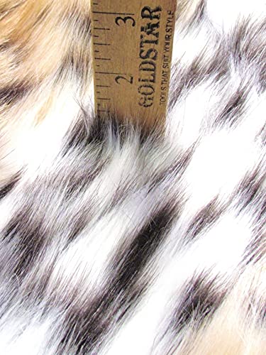 Lynx Cat Animal Short Pile Coat Costume Faux Fur Fabric / Sold By The Yard - Image 25