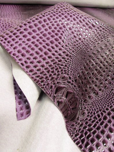 Reptile Yellow Florida Gator 3D Embossed Vinyl Fabric - Image 4