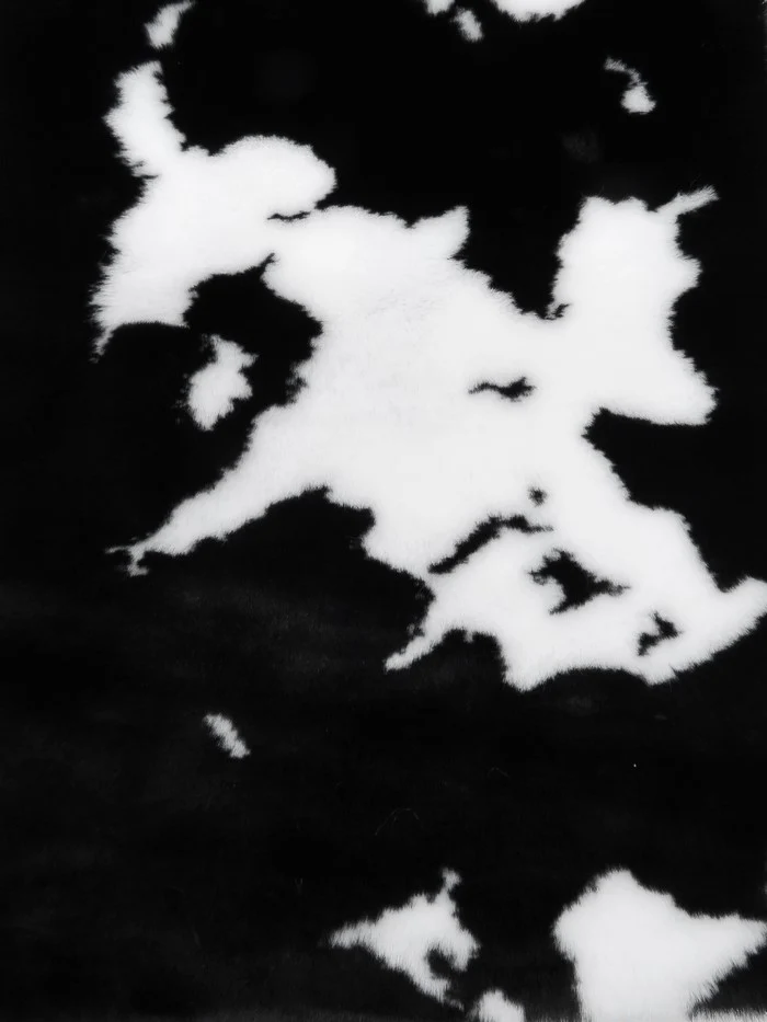 Half Shag Faux Fur Fabric (Cow)(Knit Backing) / Sold By The Yard - Image 7