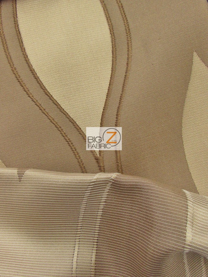 Jazmine Oval Mask Drapery Fabric / Gold / Sold By The Yard - Image 3