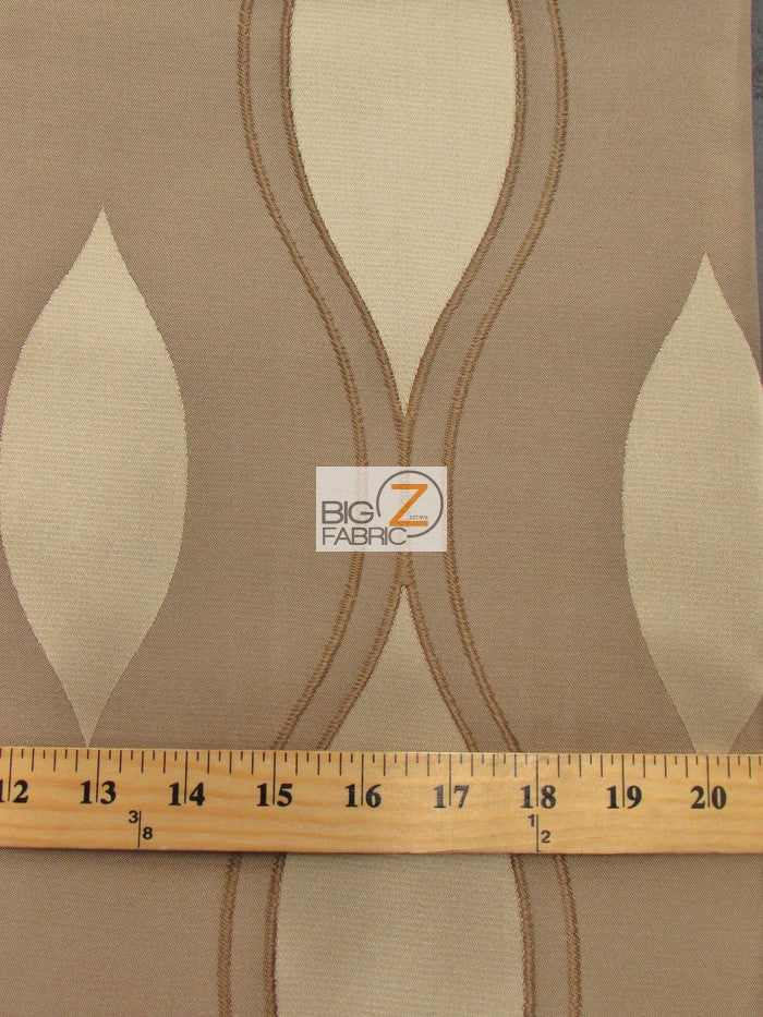 Jazmine Oval Mask Drapery Fabric / Platinum / Sold By The Yard - Image 2