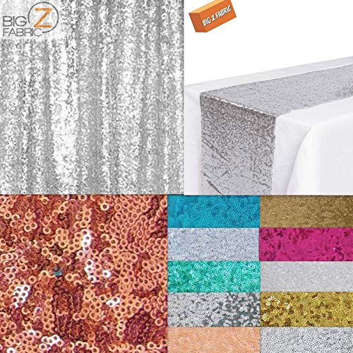 Mini Disc Sequin Nylon Mesh Fabric / Shiny Champagne / Sold By The Yard - Image 6