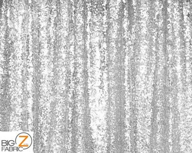 Mini Disc Sequin Nylon Mesh Fabric / Shiny Royal Blue / Sold By The Yard - Image 5