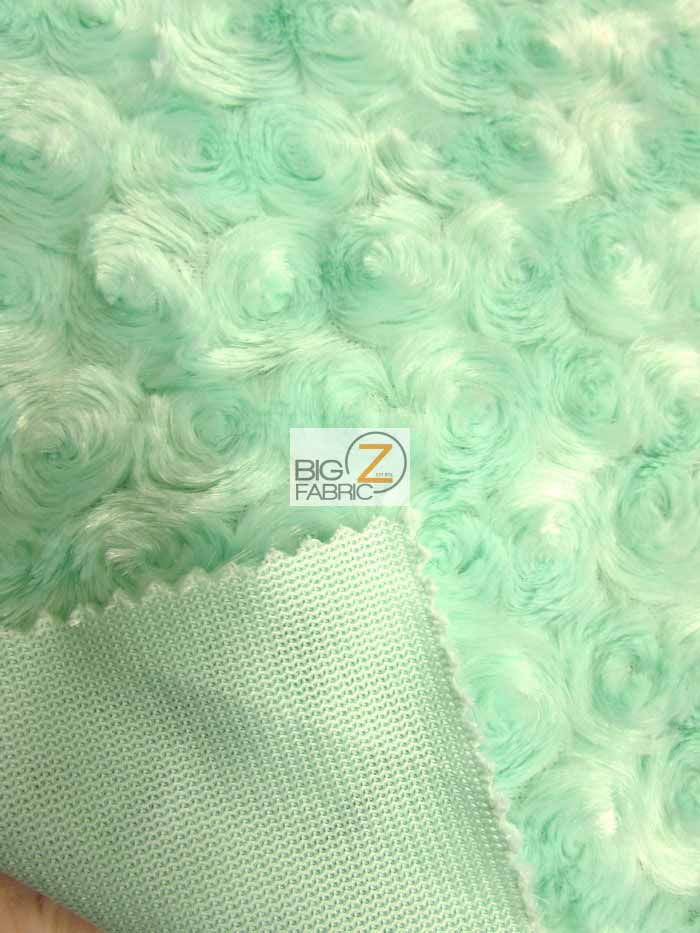 Purple Plush Minky Rose/Rosette Floral Baby Soft Fabric / Sold By The Yard - Image 4