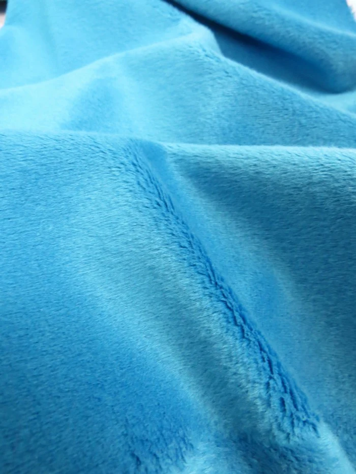 Banana Minky Solid Baby Soft Fabric - Image 4