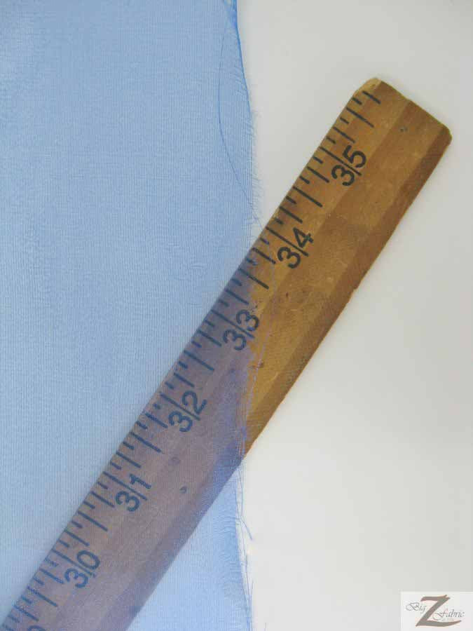Mirror Crystal Organza Fabric - 50 Yard Bolt - Silver - Image 2