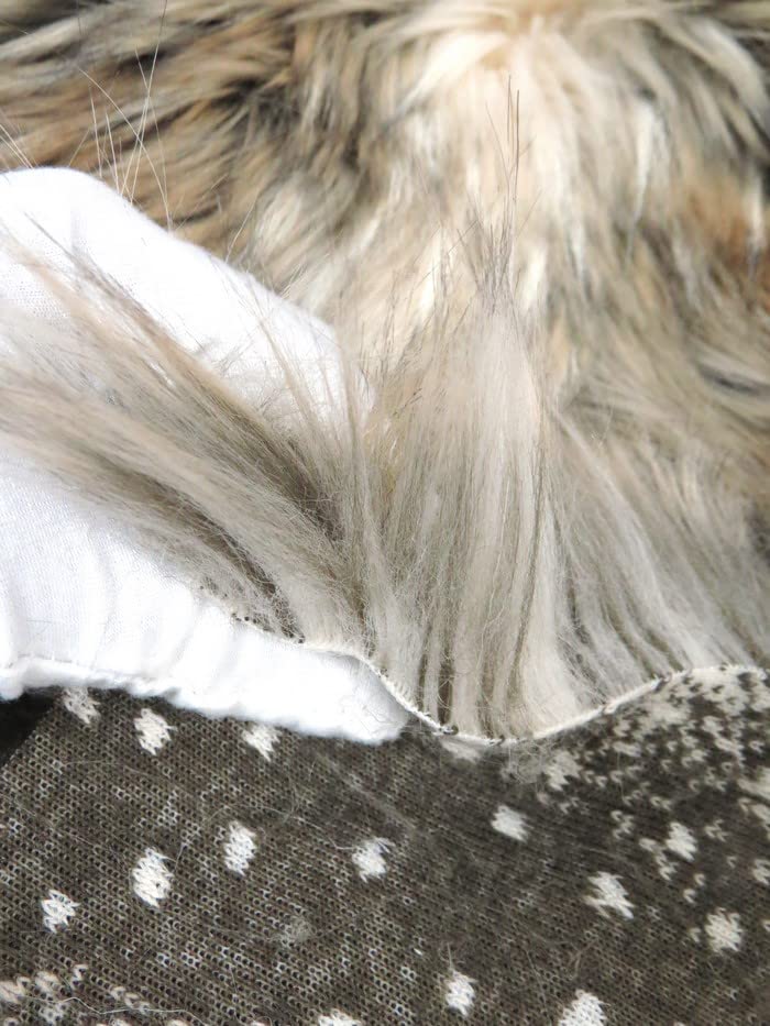Mojave Desert Wolf Animal Faux Fur / Sold By The Yard - Image 3