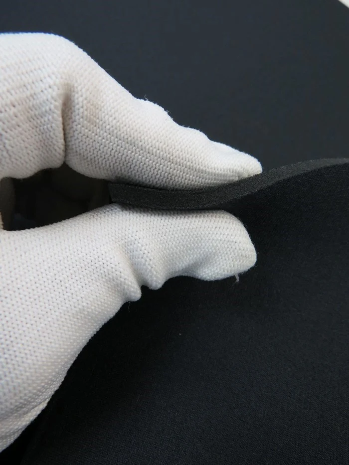 Neoprene Nylon Bonded Sponge Waterproof Wetsuit Fabric / 4mm Black / Sold By The Foot - Image 3