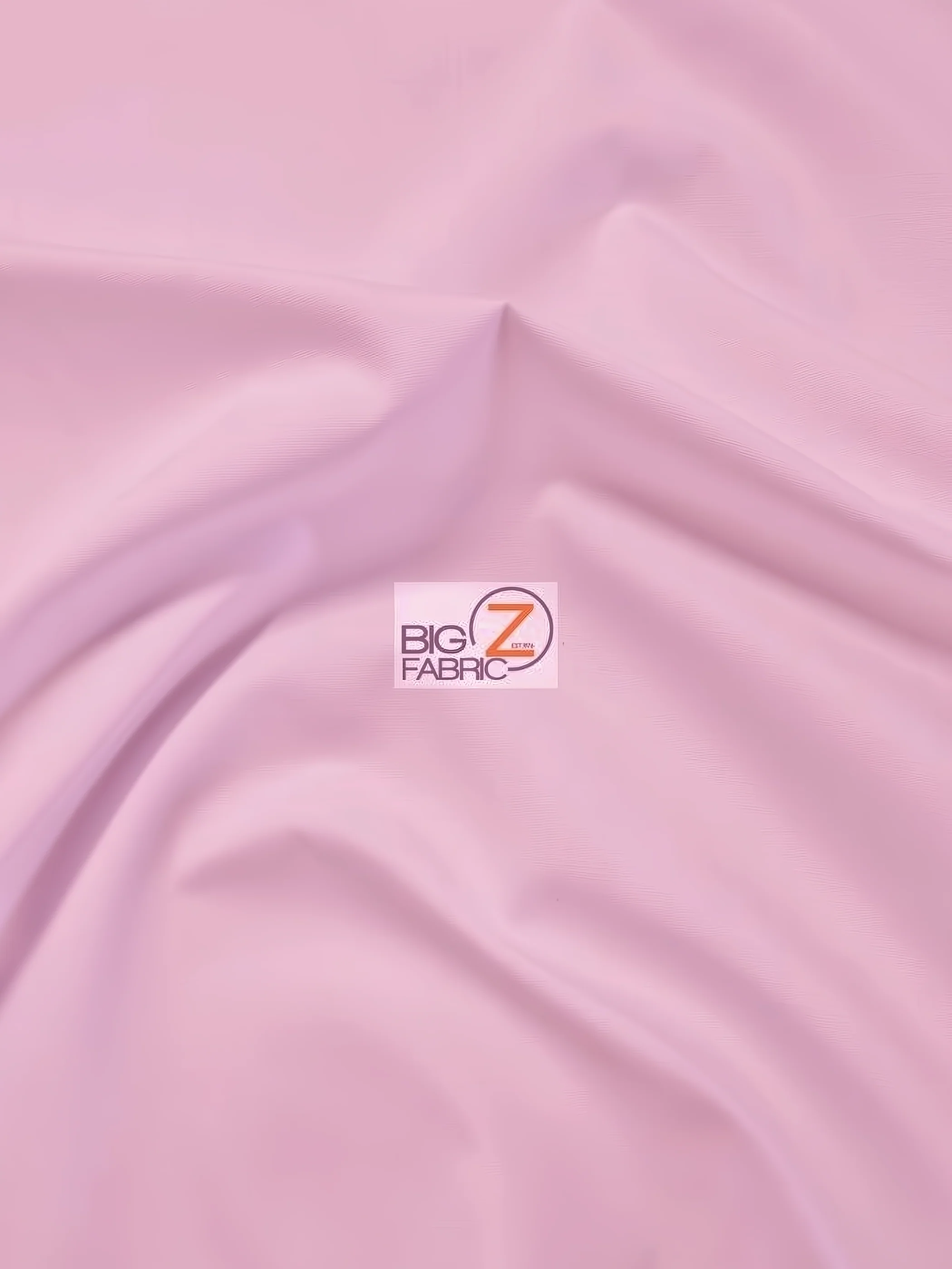 Poly Cotton Fabric Solid Heavyweight Uniform / Pink / Sold By The Yard