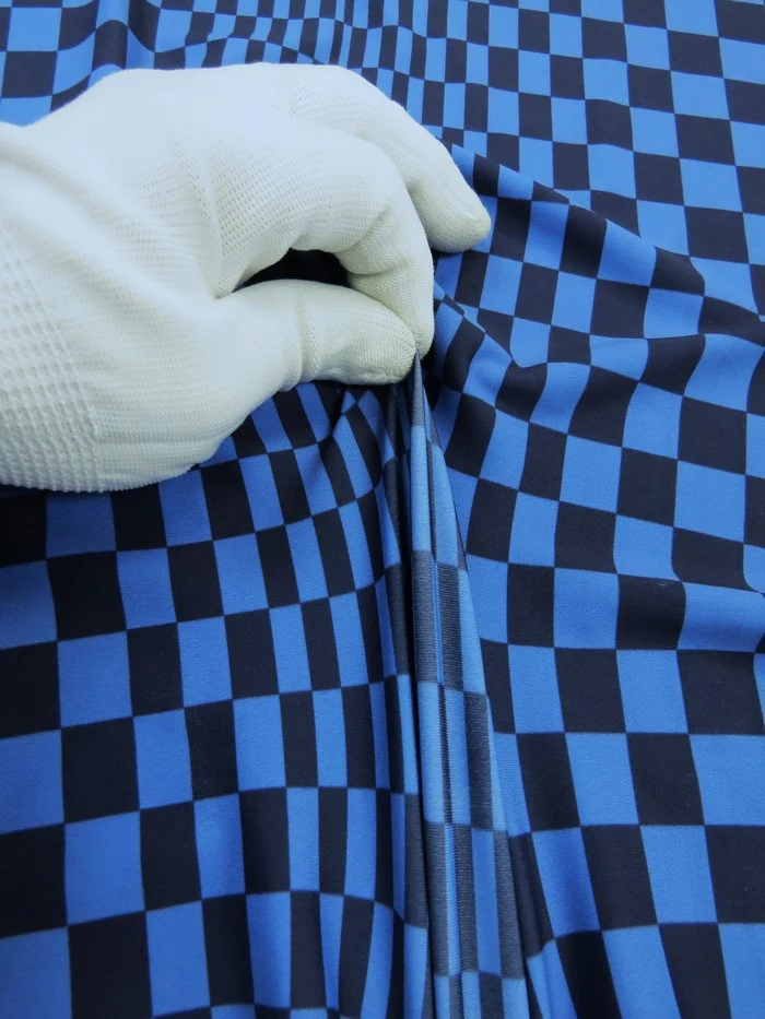 PRINTED SPANDEX FABRIC- ABSTRACT ILLUSION - Image 4