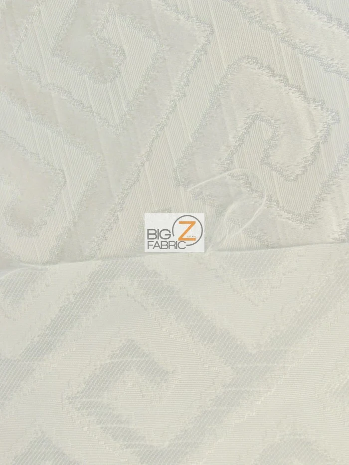 Royal Labyrinth Geometric Upholstery Fabric / Slate / Sold By The Yard - Image 3