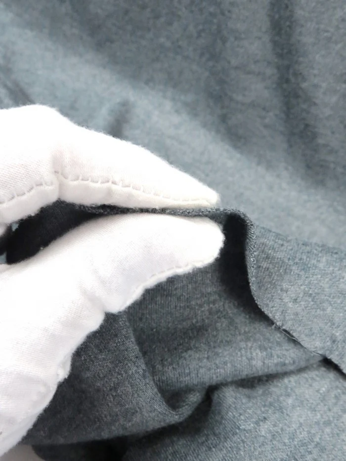 Rust Heavy Interlock Poly Cotton Fabric. - Image 2