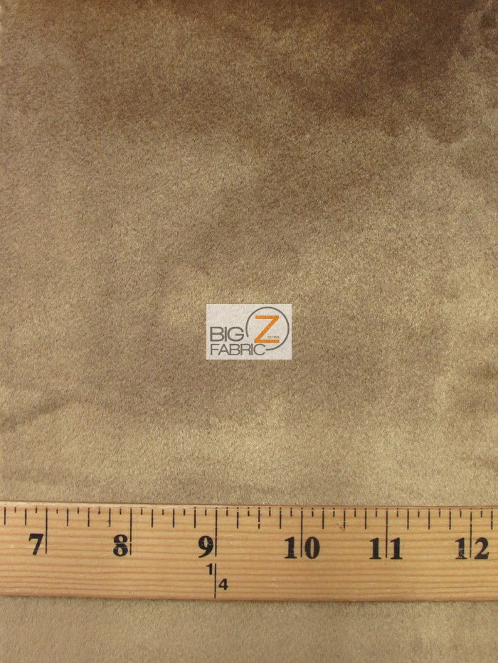 Solid Butter Velvet Drapery Upholstery Fabric / Oyster / Sold By The Yard - Image 2