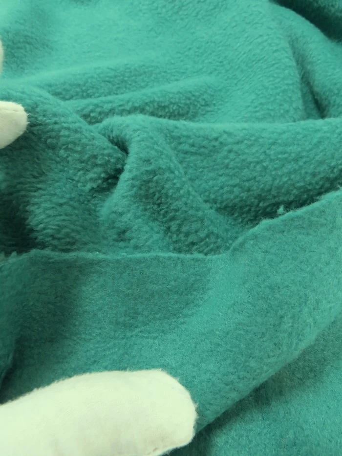 Fleece Fabric Solid / Ash / 30 Yard Roll - Image 5