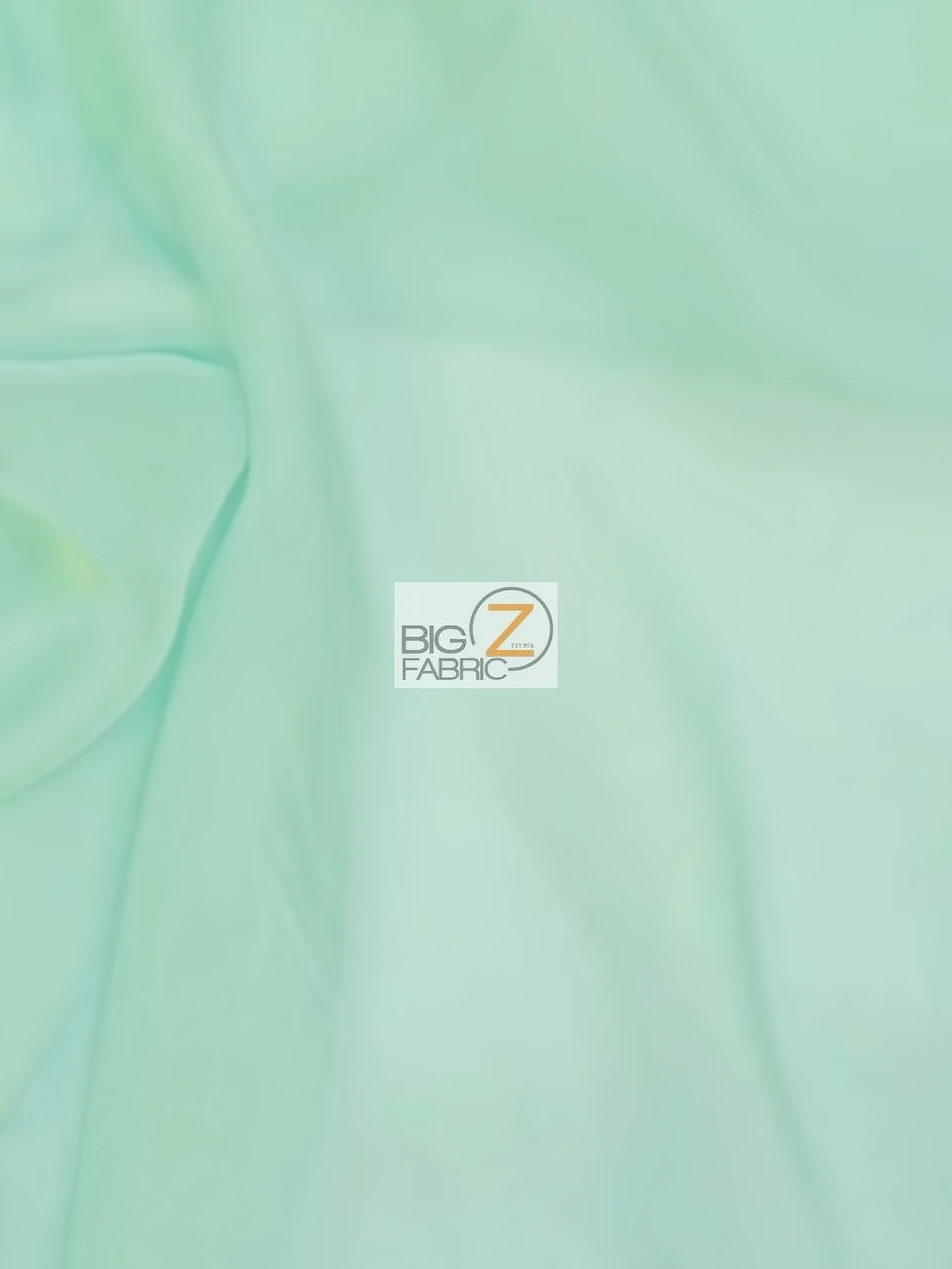 Solid Hi-Multi Chiffon Dress Fabric / Mint / Sold By The Yard