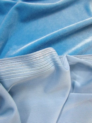 Stretch Velvet Velour Spandex 360 Grams Costume Fabric / Snow White / Sold By The Yard - Image 4