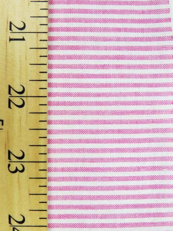Striped 1/16th Seersucker Cotton Fabric - Image 2