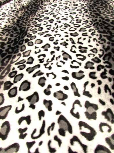 Pink/Fuchsia Velboa Leopard Animal Short Pile Fabric / Sold By The Yard - Image 5