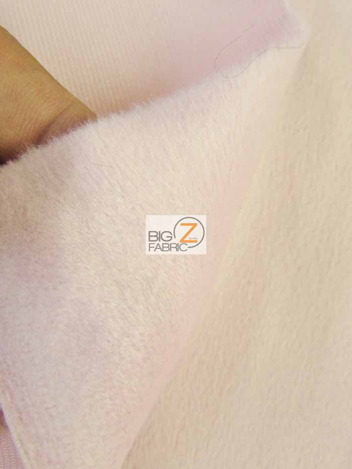 Orange Velboa Solid Short Pile Fabric / Sold By The Yard - Image 2
