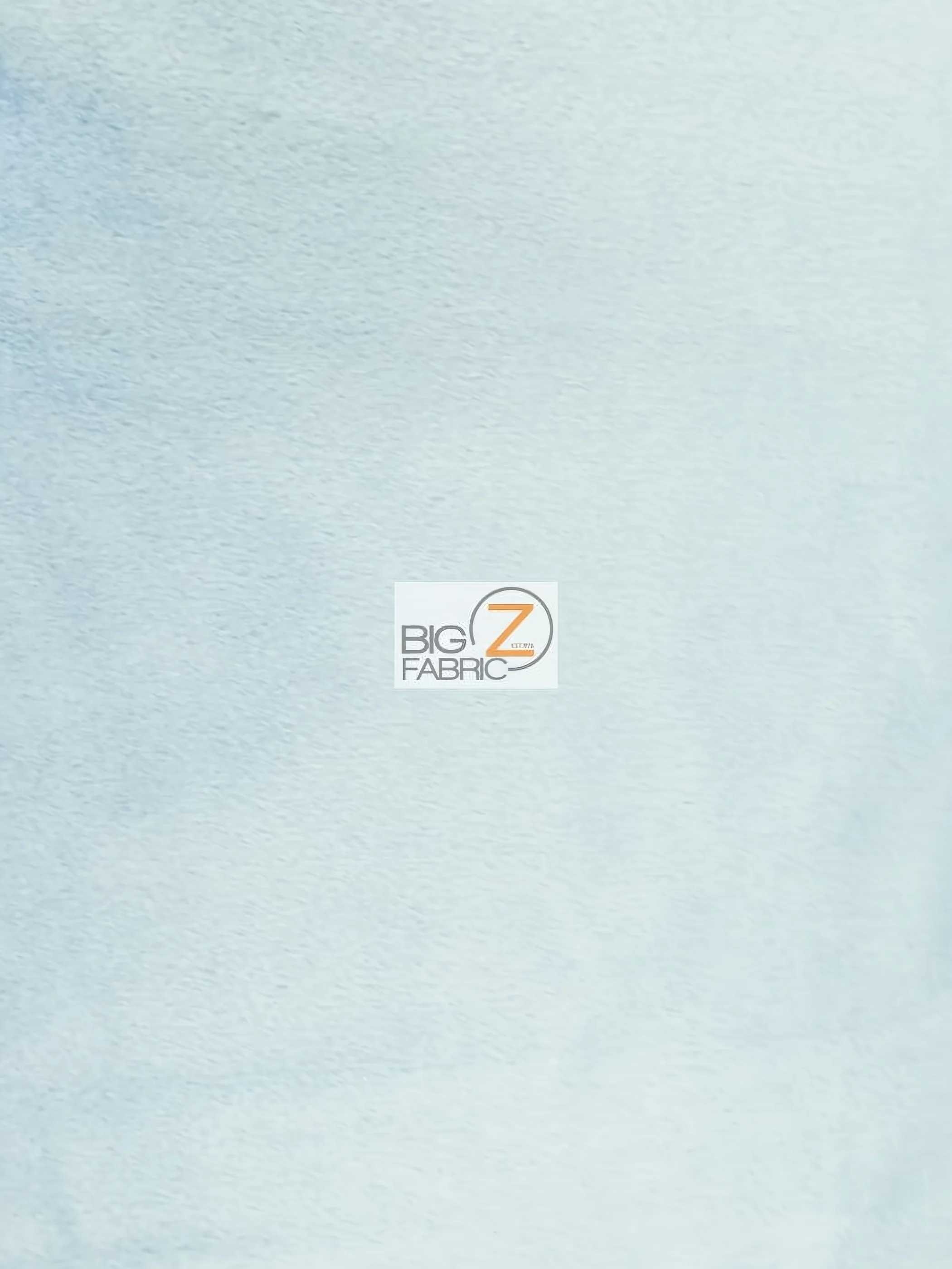 Sky Blue Velboa Solid Short Pile Fabric / Sold By The Yard