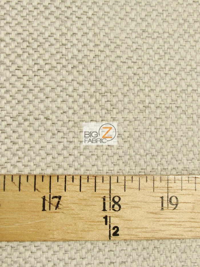 Vintage Lattice Textured Upholstery Fabric / Tusk / Sold By The Yard - Image 2